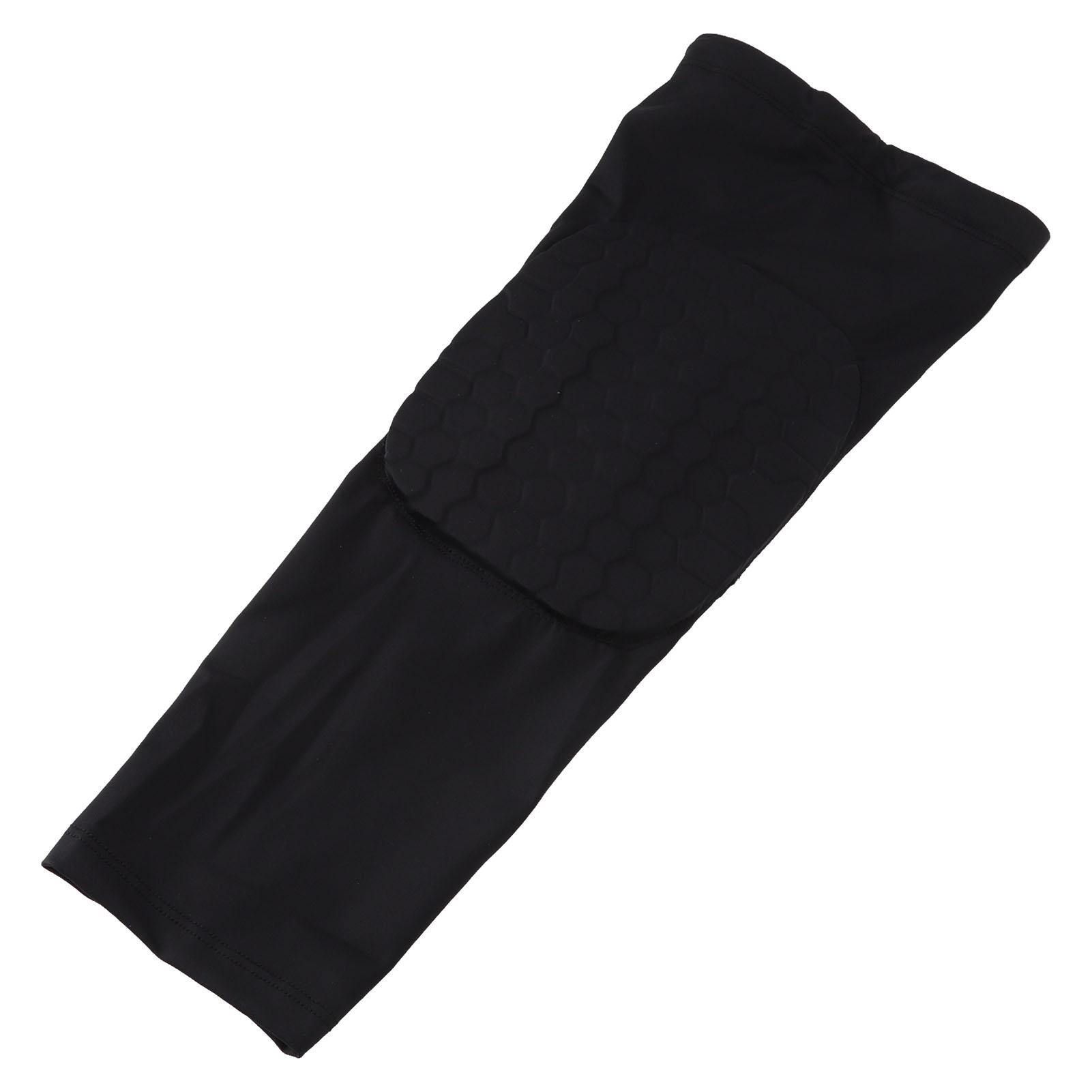 

Sport Knee Brace Black Soft Flexible Polyester Ergonomic Portable Protective Compression Kneepad