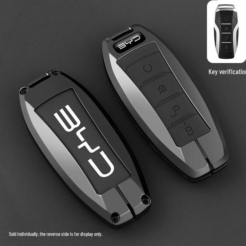BYD Han Key Case: Metal Shell for Han DMI, Han EV, Qin, Yuan, Song PLUS, Tang