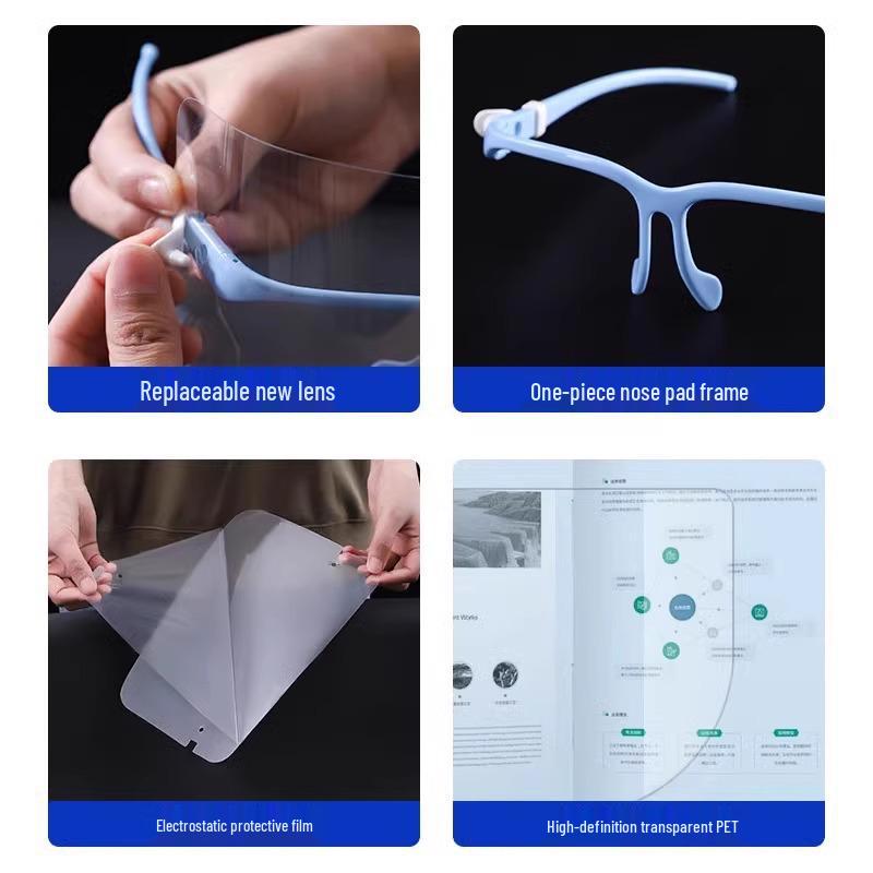 Women's Anti-Smoke Face Shield for Cooking - Full Facial Protection Against Oil Splashes