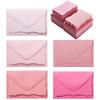 50Pcs With Envelope Greeting Card Wave Edge Invitation Cards Envelope Mini Gift Card  Party Use