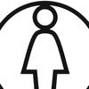 Clear Directional Restroom Sign Easy Install Bathroom Signage Toilet Plaque Washroom Marker Male Female Symbols