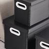 3Pcs/Set Simulation Storage Box 1:12 Miniature Scale Three-Piece Stacking Design Smooth Edges Safe Play Storage Organizer Dollhouse Accessory