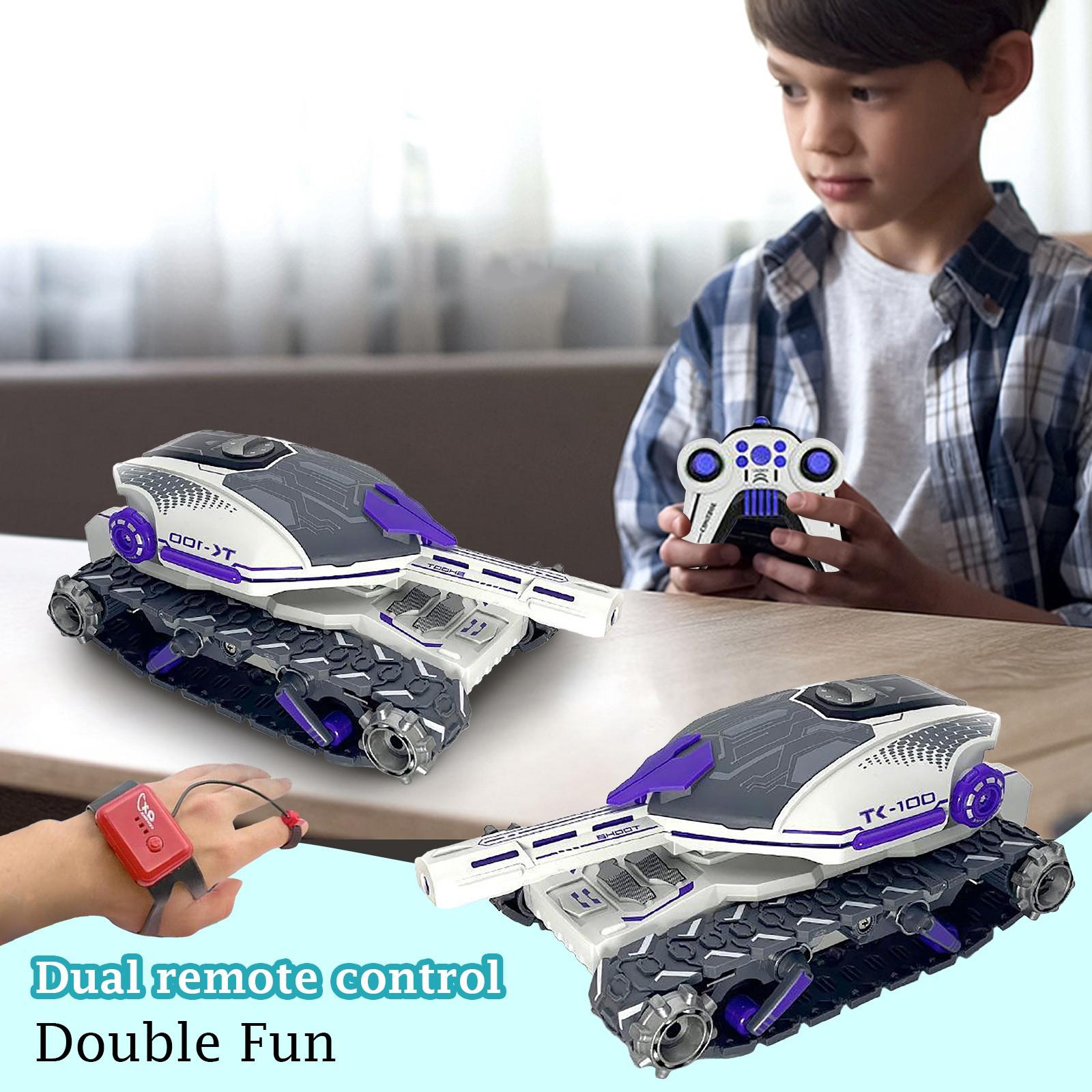 

Водяная бомба танк радиоуправляемый автомобиль детский внедорожник с датчиком жестов трансграничная модель игрушечной машинки для мальчиков One Size