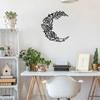 1pc Moon Phase Wall Art - Boho Moon Home Decor - Elegant Hanging Moon Decor for Living Room, or Any Space - Stylish and Modern