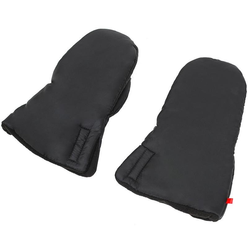 Winter Windproof Baby Stroller Handle Gloves with Thick Wool Lining