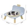 Anti Slip Base Raised Pet Feeder Anti Spill Cat Food Water Bowl Small Dog Feeding Bowl  For Cats