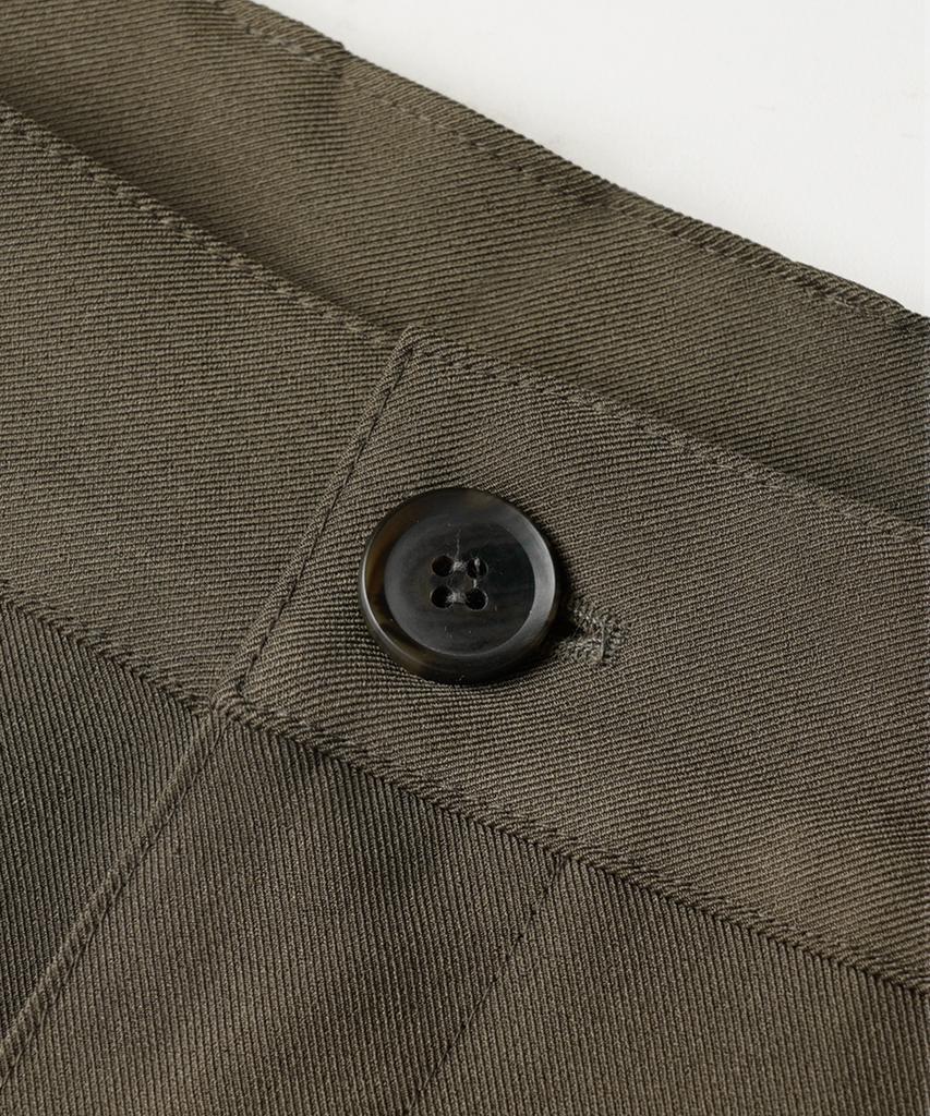JEMUT Four Seasons Wide Slacks Dark Beige Mmlp2651