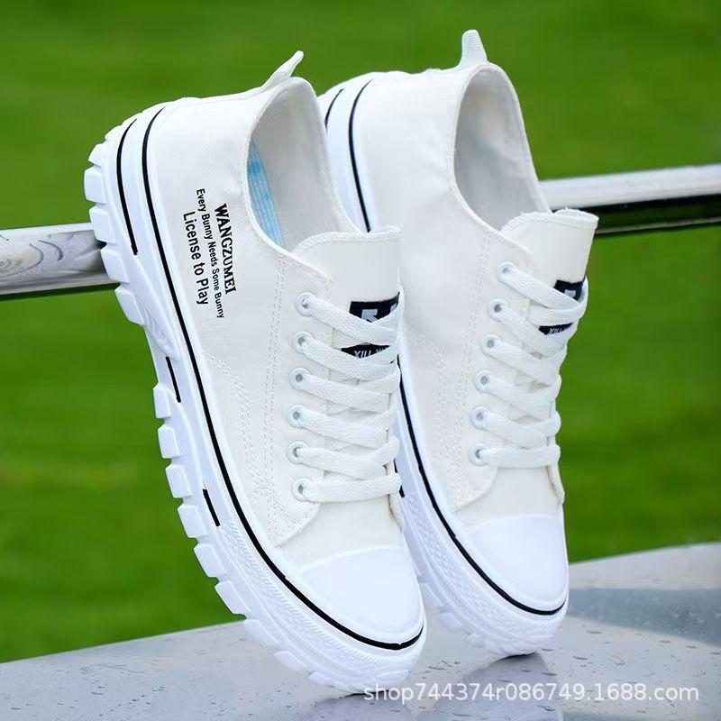 Canvas Shoes Spring and Autumn Breathable Cloth Shoes Soft Sole Non-slip Casual Sports Board Shoes