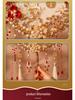 Champagne Wedding Xiuhe Fan - Handmade Double Circle Bridal Fan