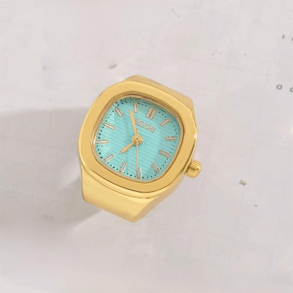 Punk Rings Jewelry Clock Vintage Finger Watch Ring Hip Hop Roman Quartz Watch  Women