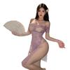 Sex lingerie sexy pure lace purple stepmom jumpsuit pure lust