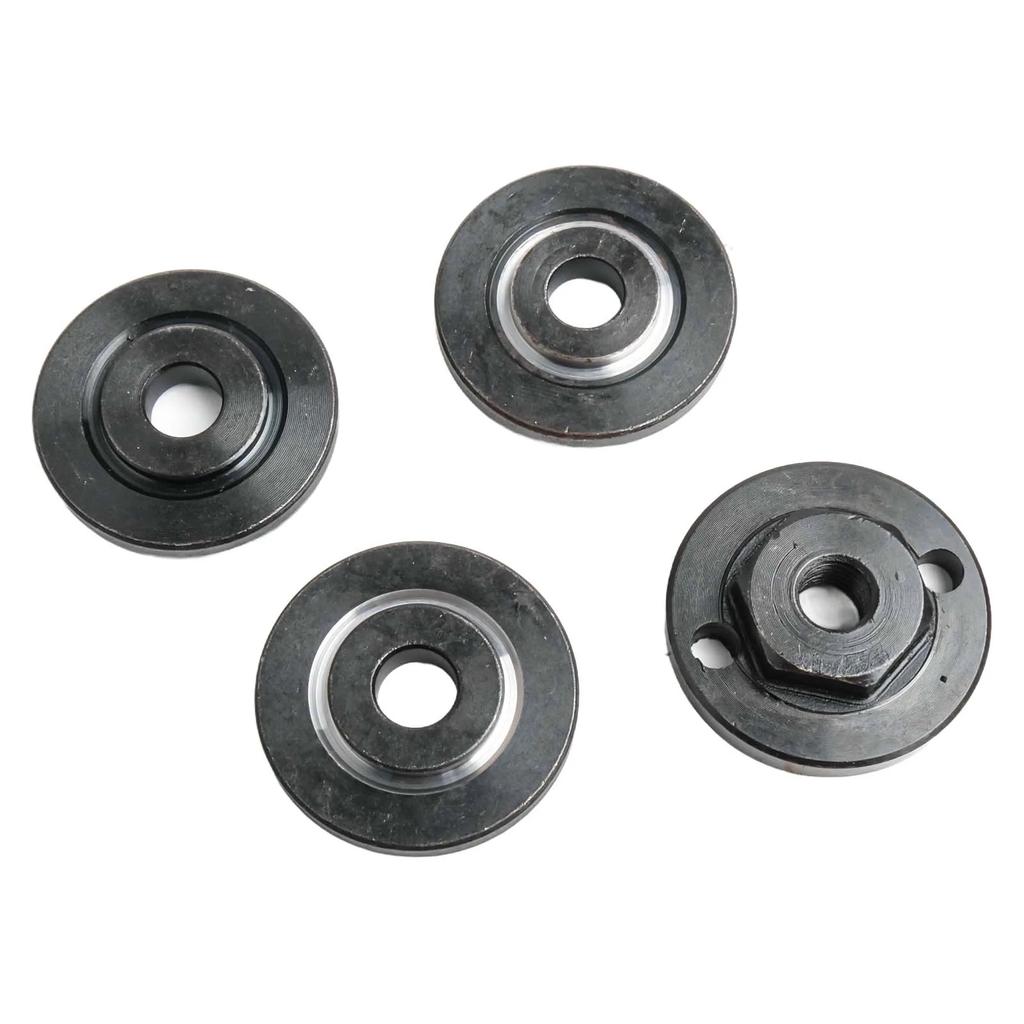 4pcs Inner Outer Flange Nut Set for Angle Grinders Fits Circular Saw Blades with 20 22 22 2mm Inner Diameter and 12mm Groove