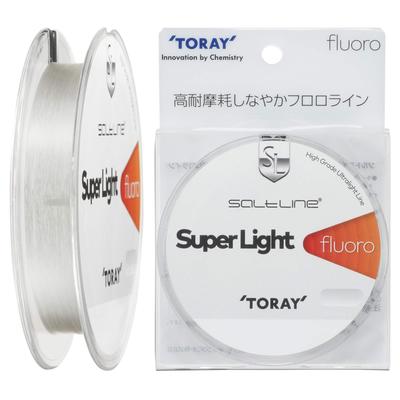 TORAY Super Light Fluorocarbon Saltwater Fishing Line, 2.5lb (0.6) S75P