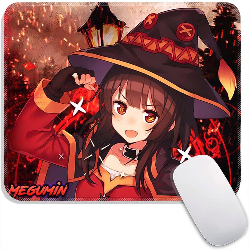 Kono Suba Standard  Anime Mouse Pad Small Gaming Mousepad Gamer Accessories Travel MousePads PC Non-Slip Office Mousemat