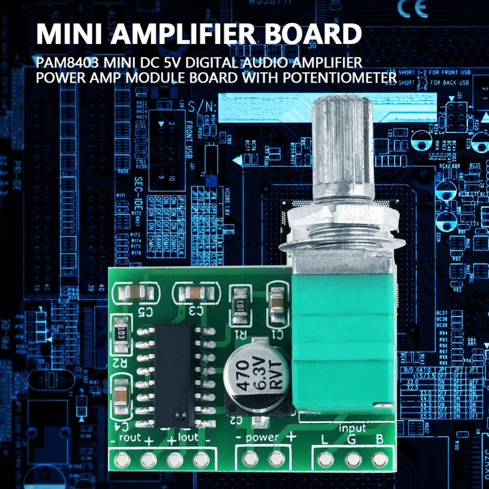 5PCS PAM8403 Mini Amplifier Board 3W*2 PAM8403 Amplifier Board Amplifier Board  Power Amplification