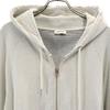 Diesel Long Sleeve Zip Hoodie L Gray Men's Used