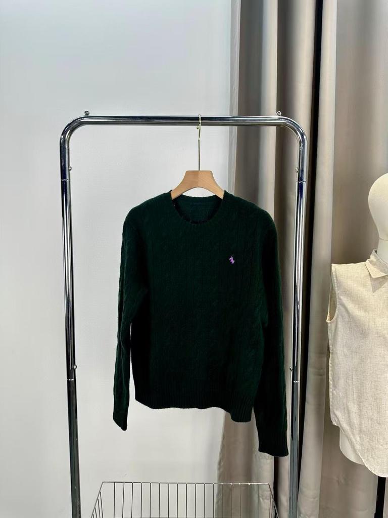 Pulover tricotat cu broderie Pony