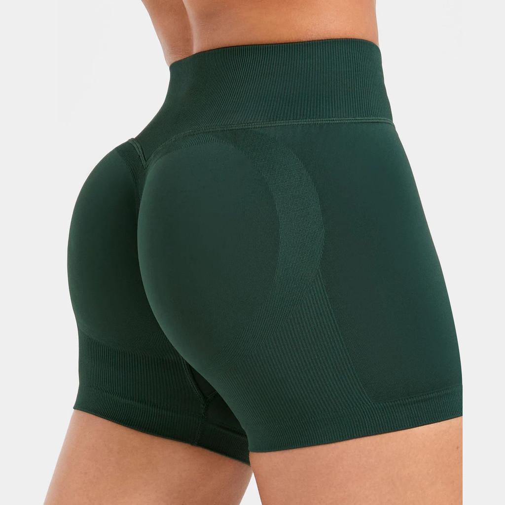 Seamless Yoga Shorts For Women With Quick Dry Fabric For Running And Fitness Activities