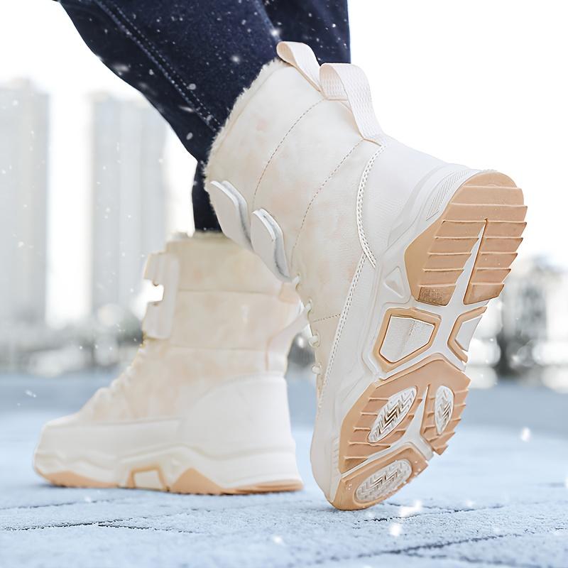 Fashion Snow Boots Ages Under Warm Lining Design Closure Strap Comfortable Feeling Winter Boots Snow Shoes
