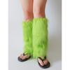 Fell-Beinwärmer Winter Warm Fell-Stiefelmanschetten Abdeckung, Party-Kostüme Schuhabdeckung