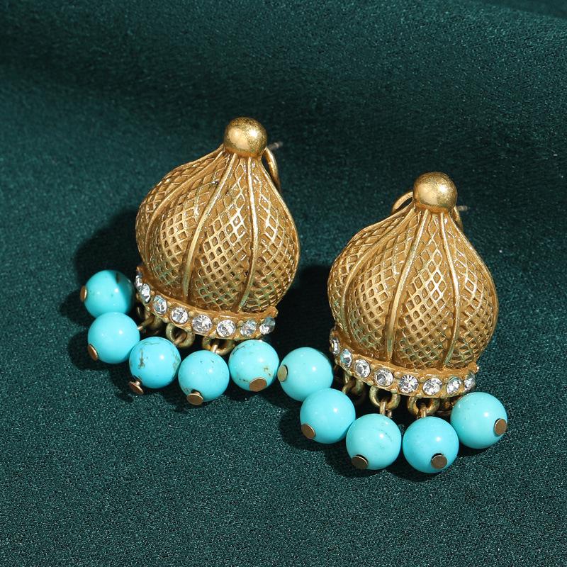 Yong Nuo Vintage Retro Jewelry: High-End, Colorfast Antique Earrings