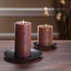 Black Candlestick Candle Base Decoration Wrought Iron Candle Holders