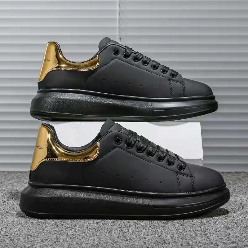 New McQueen Shoes Platform Heightening Board Shoes Casual Shoes Breathable Couple Shoes