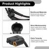 ABS Wheel Speed Senor No.56041316AA/56041316AB/56041316AC Front Right ABS Sensor Anti-lock Braking System Sensor for Jeep Grand Cherokee 1999-2004