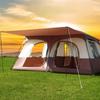 Reise-Campingzelt mit 2 Zimmern, großes Familien-Kabinenzelt, atmungsaktiv und regenfest für den Außenbereich