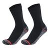 1 Pair Waterproof Socks Elastic Breathable Mid-Tube Soft Socks Foot Protection Windproof Winter Hiking Wading Riding Skiing Socks for Outdoor Sports