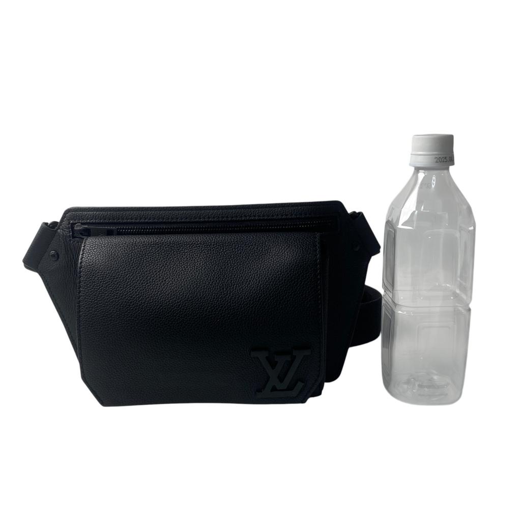 Used LOUIS VUITTONbody bag black leather mens