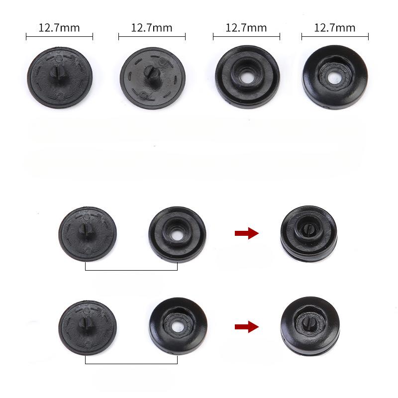 Seam-Free Children'S Shoes Snap-Button Children'S Baby Shoes Velcro Replacement Buttons Mother And Child Buttons Press-Type Buttons Concealed Buttons