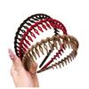 Autumn/Winter Non-Slip Flocked Headband with Teeth for Women - Frizzy Hair Organizer & Face Wash Hair Clip