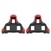 1 Pair Cycling Self Locking System Pedal Cleats Mountain Road Bike Accessory (Yellow)