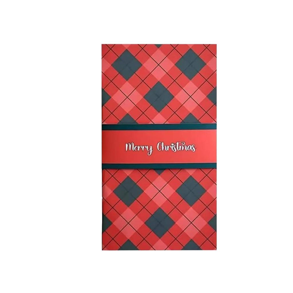 Handmade Christmas Gift Card Booklet, Christmas Envelope Booklet For Cash