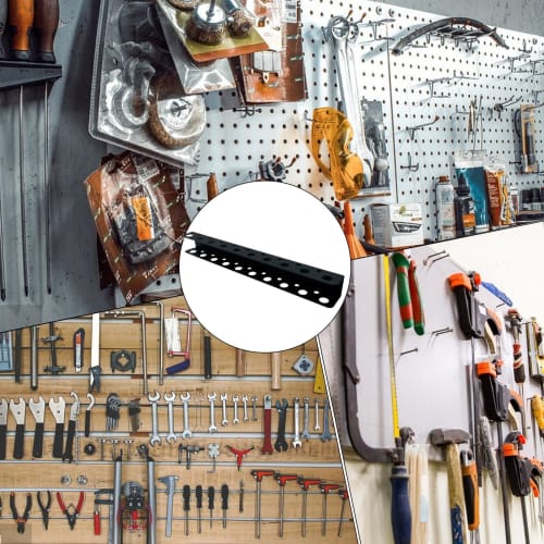 Screwdriver Organizer Wall Mount, 2PCS Tool Storage Rack Holder, Save Space Hand Tool Display Stand, Wall Storage Tool Kit Slot for Garage, Easy Tool