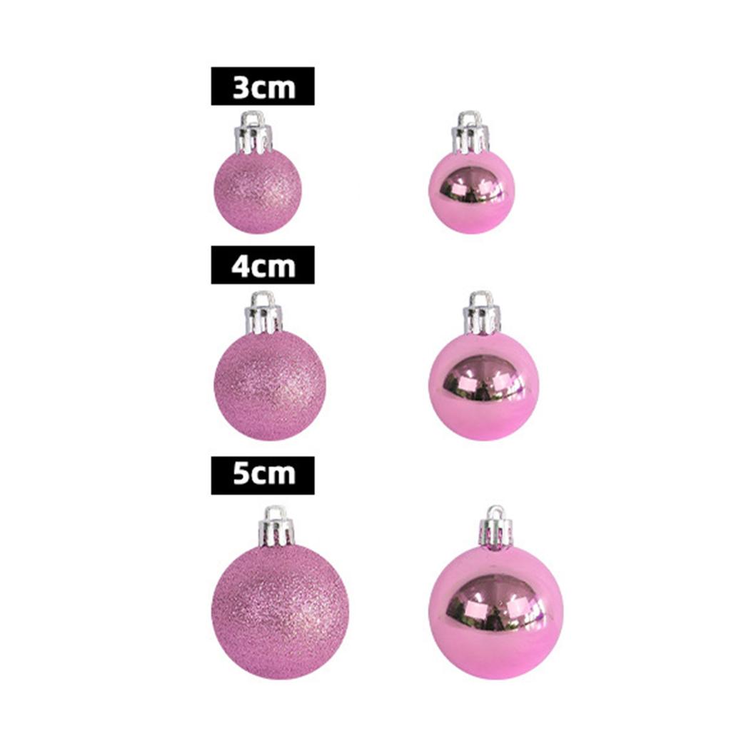Christmas Ball Set Decorations, Pack of 44pcs Hanging Pendant Ornament for DIY Tree Ornament Home Decorating Supplies