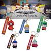 South Park Cartoon Keychain Pvc Pendant Bag Car Key Chain Creative Cute Character Accessory