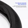 38cm Car Lighter Charger Heater Warm Steering Wheel Cover Heating Universal 12V Interior Accessories Warm Steering Covers
