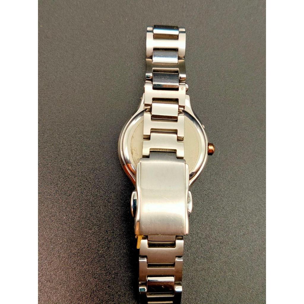 Used Citizen CrossSea H058-T020259 Solar Radio Ladies Watch Titanium Working Condition
