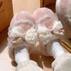 thick-soled cotton slippers women's new autumn and winter indoor home warmth non-slip cute girl heart cotton shoes women