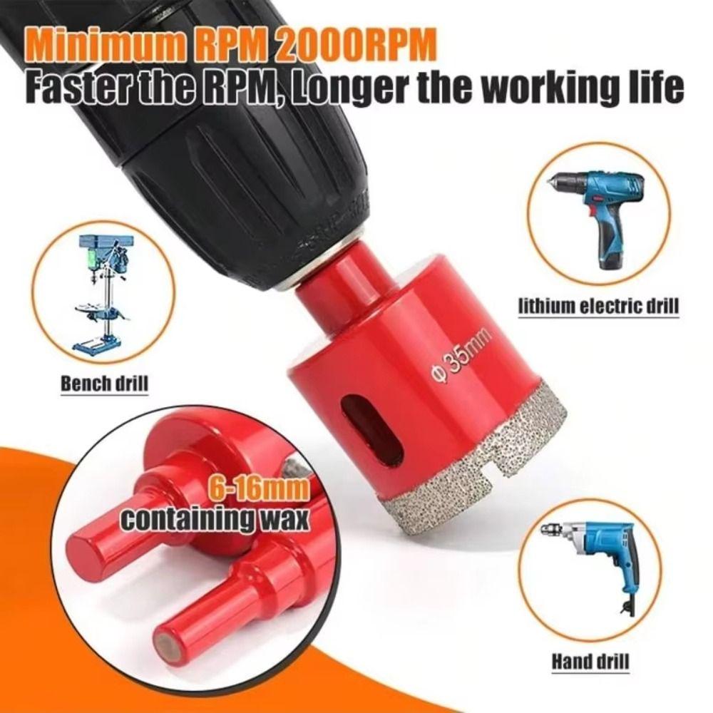 6-35mm Fliesenbohrer Diamantbeschichtet Fliesenlochöffner Für Porzellanfliesen Marmor