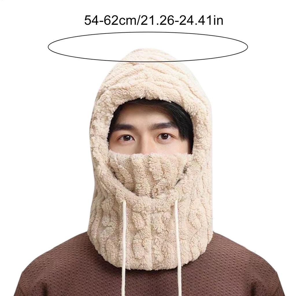 Winter Hats For Men Windproof Adjustable Waterproof Headwear Riding Hat Winter Full Face Cover For Men Women Adults Outdoor