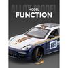 Spray 1/24 Porsche Panamera Supercar Model with Sound Light Collection Miniature Voiture Diecast Toy Vehicle Children Boy Gift Hobby