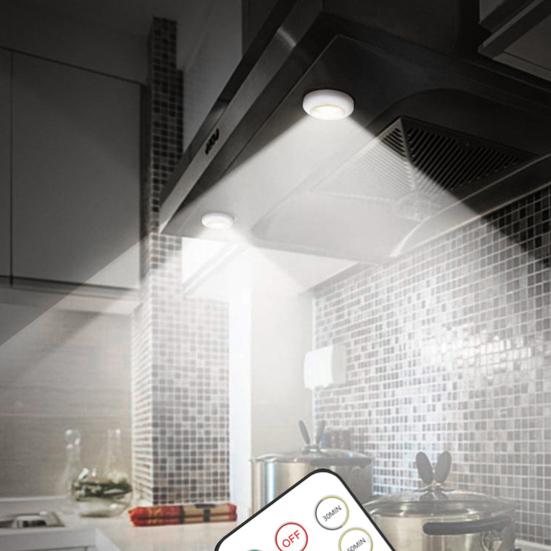 LED Cabinet Lamp RGB Color Dimmable Kitchen Counter Remote Control