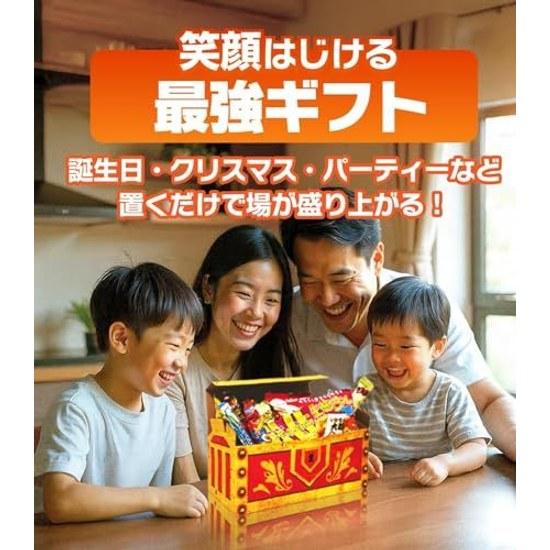 Sweets Dagashi Assortment 88 Types Approximately 1.2kg Packed Brim Treasure Chest Snacks Gift Set That Delights Both Children Adults Large Quantity