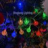LED Bubble Ball Water Drop Colorful Outdoor String Lights, Battery/USB Powered for Camping & Festival Decorations