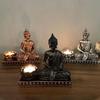 Portacandele Buddha per Interni ed Esterni
