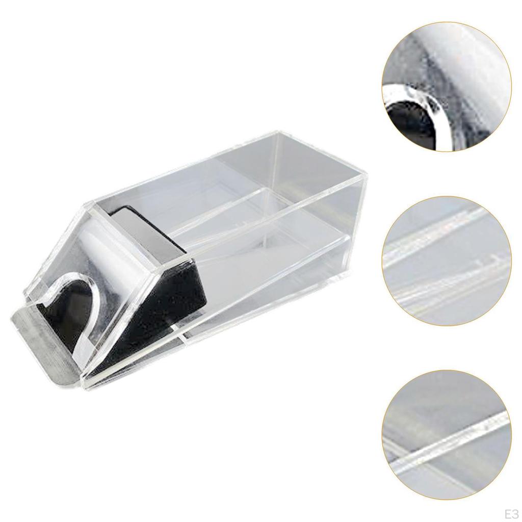 Acrylic Blackjack Dealer Shoe for Game Accessories And Card Management
