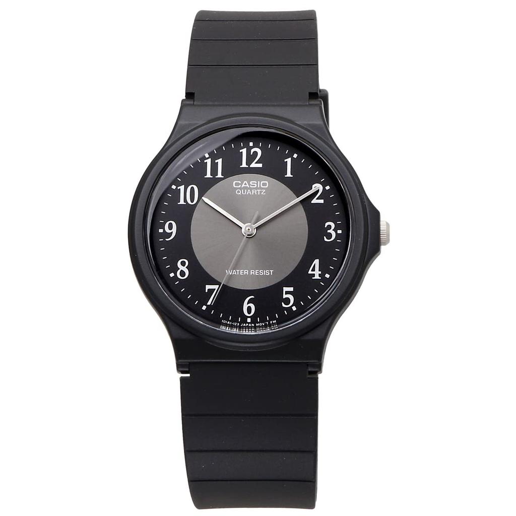 Casio Analog Watch Chipkashi Cheap Casio Urethane Belt Unisex Black Color Overseas Model MQ-24-1B3L Two-tone [item]